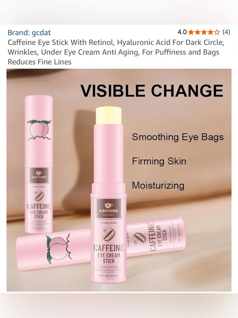 Bundle Rozino Retinol & Collagen Day & Night Neck Facial Care Stick - White